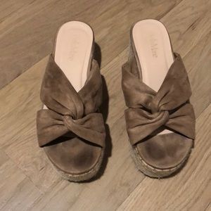 Slip on platform espedrill